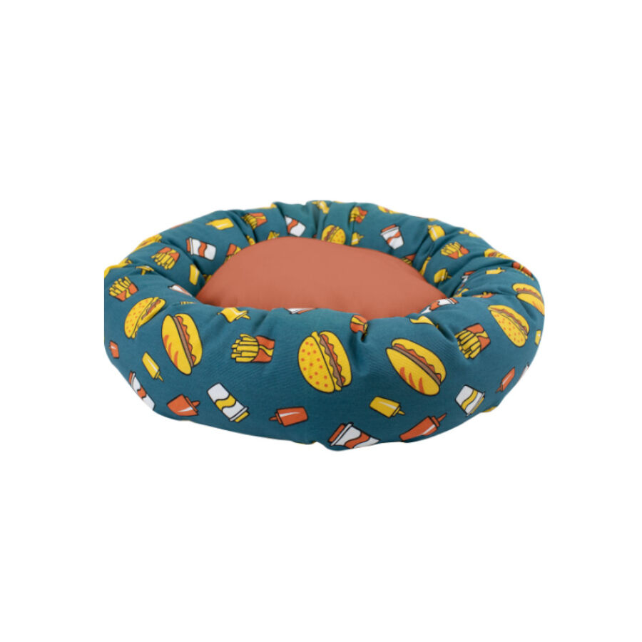 Catshion Donut Paw Hamb&uacute;rgueres cama para c&atilde;es, , large Imagem n&uacute;mero 1